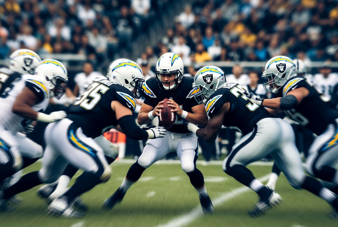 los angeles chargers vs las vegas raiders match player stats