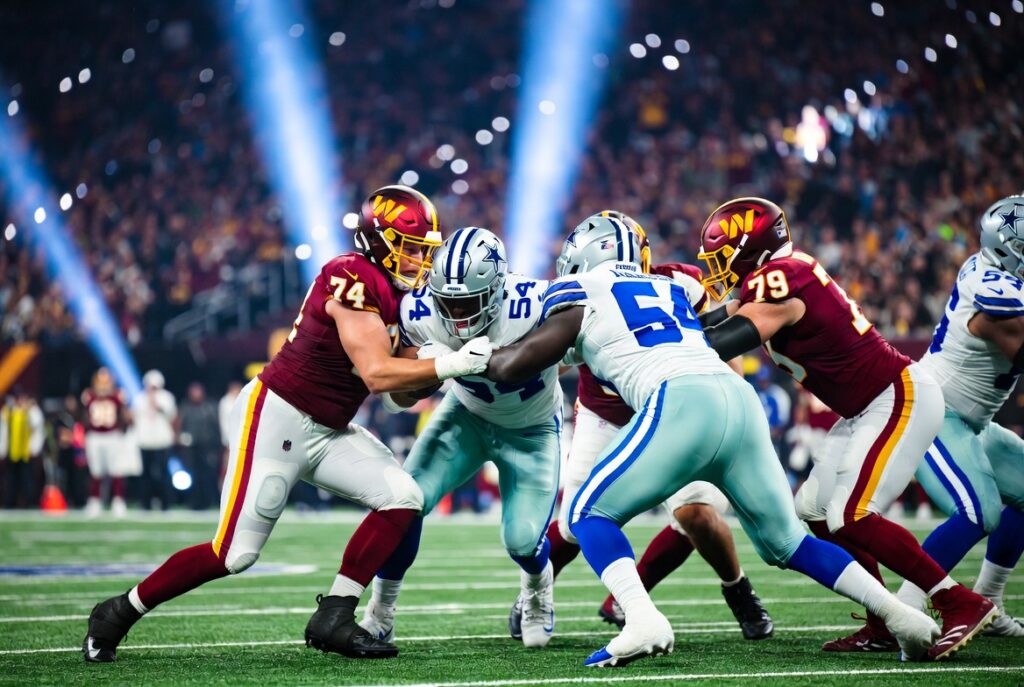 washington commanders vs dallas cowboys match player stats