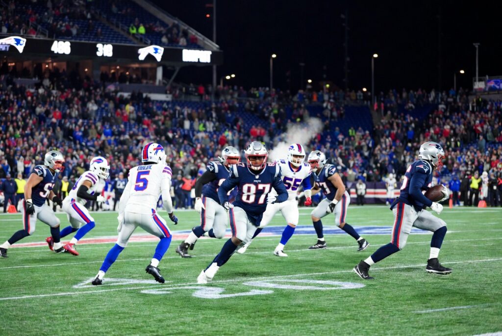 new england patriots vs buffalo bills match player stats