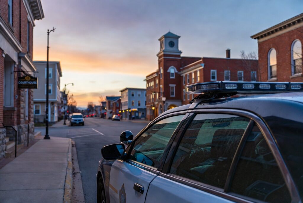 maine police officer arrested by ice