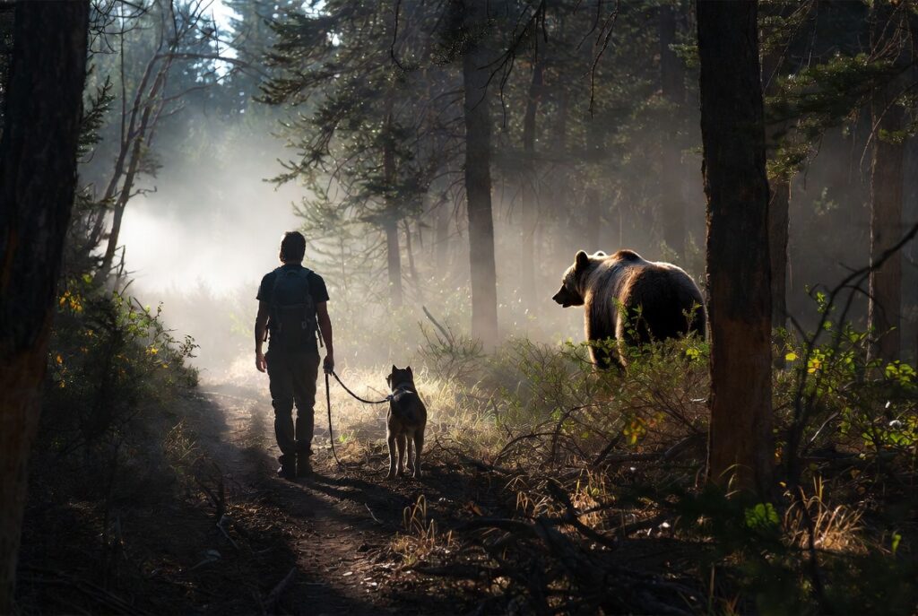 grizzly bear dog walker encounter grizzly bear dog walker encounter