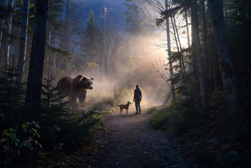 grizzly bear dog walker encounter grizzly bear dog walker encounter