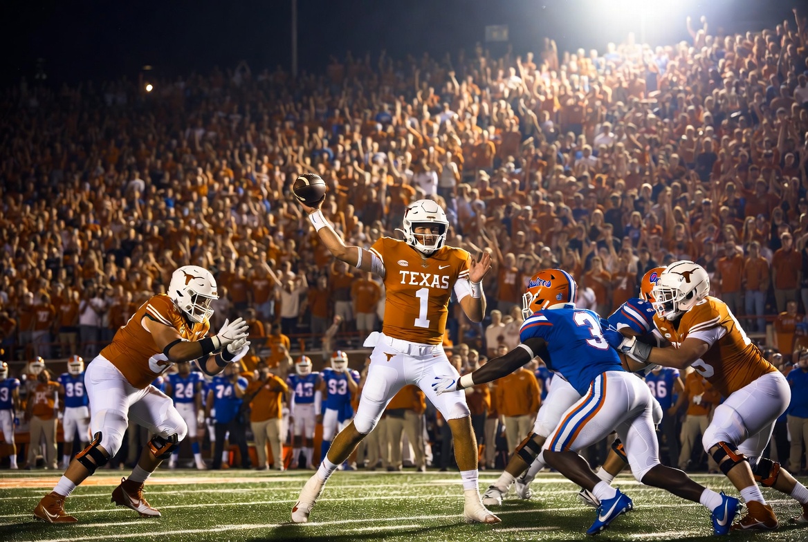 texas longhorns football vs florida gators football match player stats