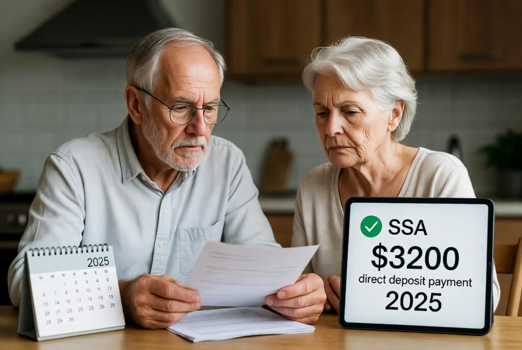 ssa $3200 direct deposit payment 2025