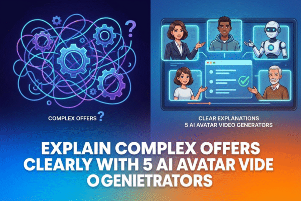Explain Complex Offers Clearly With 5 AI Avatar Video Generators